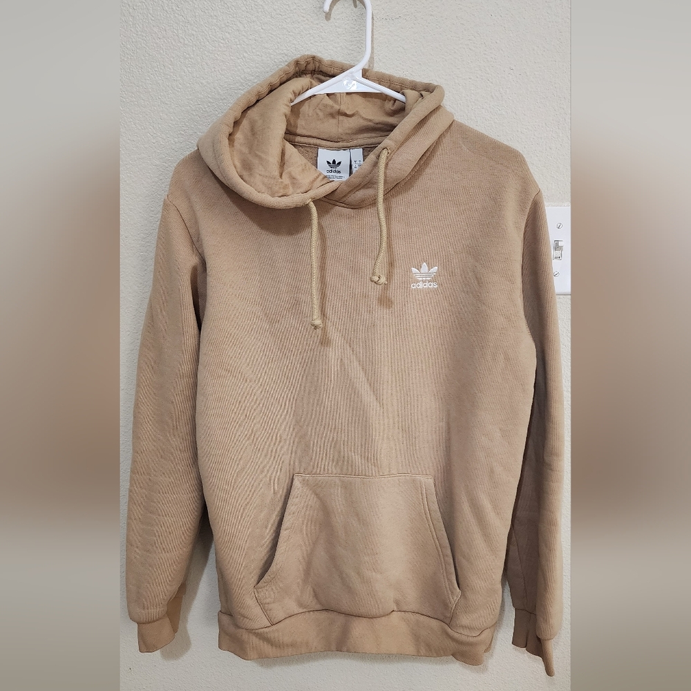 Tan Adidas Sweatshirt Hoodie